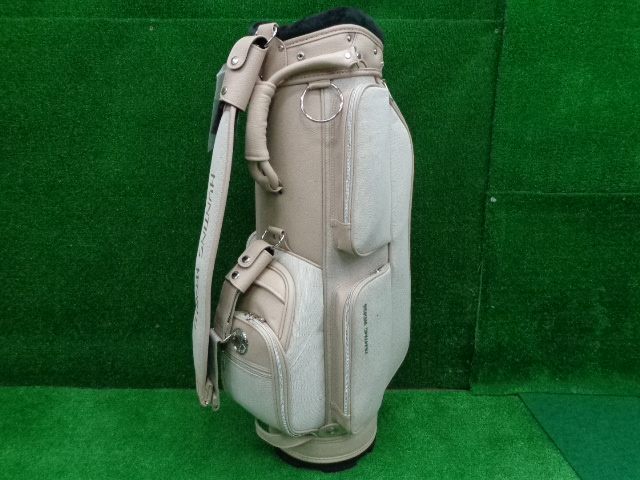 GK豊田▼ 558 【新品】ハンティングワールド■HW-007 2024モデル■カートキャディバッグ■ベージュ■オススメ♪