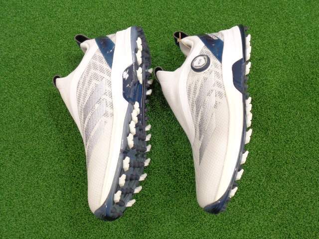 GK栄三越■ 120 【新品】アディダス◆AD25SS◆ADIZERO ZG BOA◆27cm◆JI0863◆ホワイト×ネイビー×グレー◆スパイクレスシューズ◆軽釸??