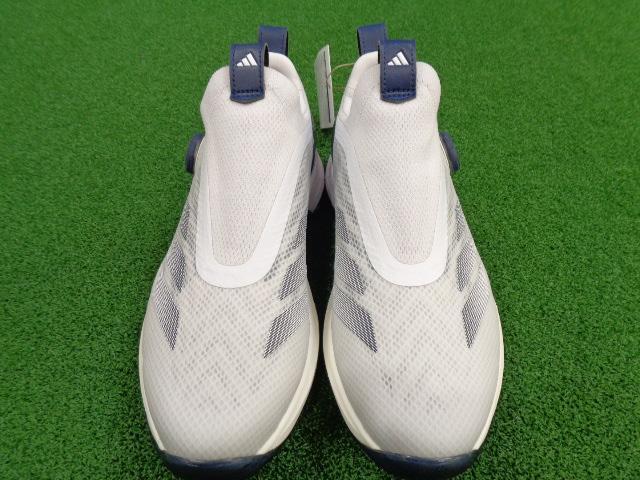 GK栄三越■ 119 【新品】アディダス◆AD25SS◆ADIZERO ZG BOA◆26.5cm◆JI0863◆ホワイト×ネイビー×グレー◆スパイクレスシューズ◆軽釸??