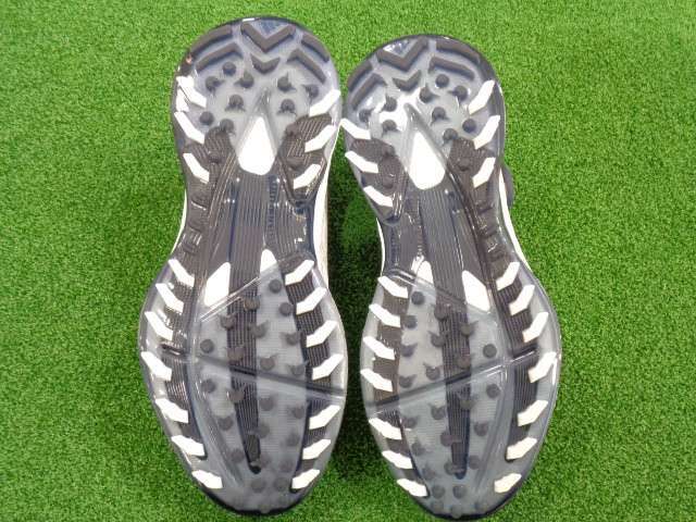 GK栄三越■ 119 【新品】アディダス◆AD25SS◆ADIZERO ZG BOA◆26.5cm◆JI0863◆ホワイト×ネイビー×グレー◆スパイクレスシューズ◆軽釸??