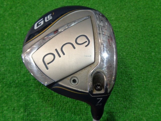 GK石川橋●996 【レディース】 ピン◆G LE3◆ULT250J◆A◆24゜◆7W◆PING◆フェアウェイウッド◆