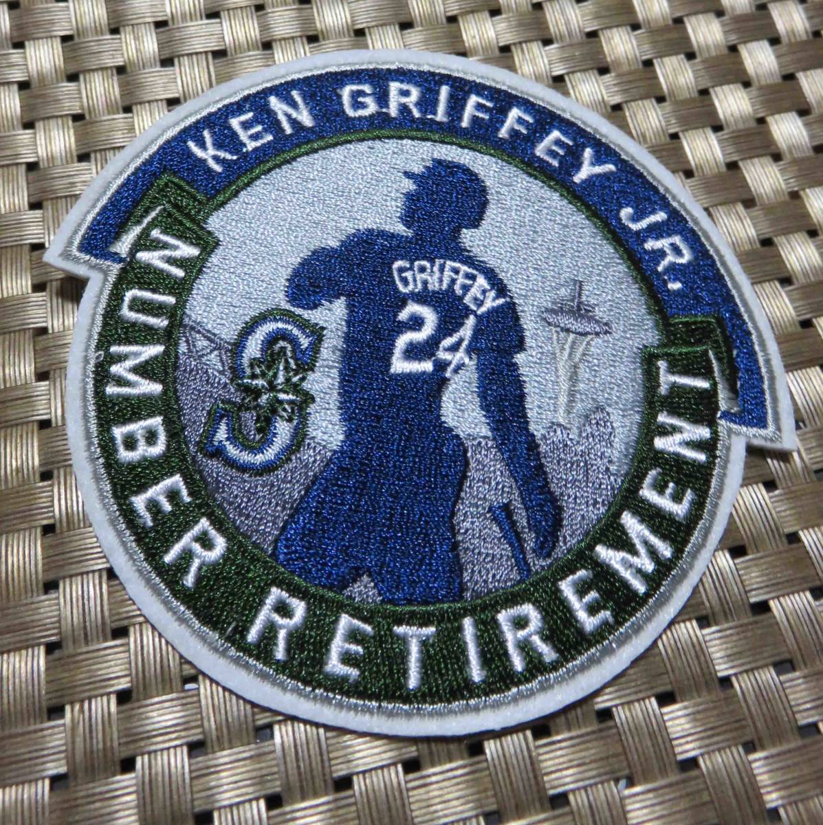 темно-синий зеленый KG24* новый товар MLB Сиэтл * Мали na-zSeattle Mariners талон * grif .-* Junior Ken Griffey Jr. бейсбол вышивка нашивка * Major League   темно-синий зеленый KG24* новый товар MLB Сиэтл * Мали na-zSeattle Mariners талон * grif .-* Junior Ken Griffey Jr. бейсбол вышивка нашивка * Major League