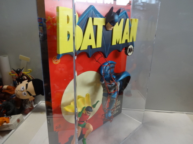 バットマン 3D COVER WHIRLWIND ADVENTURES of BATMAN and ROBIN 3Dショーケースフィギュア 未使用品 デッドストック 綺麗です。_画像2