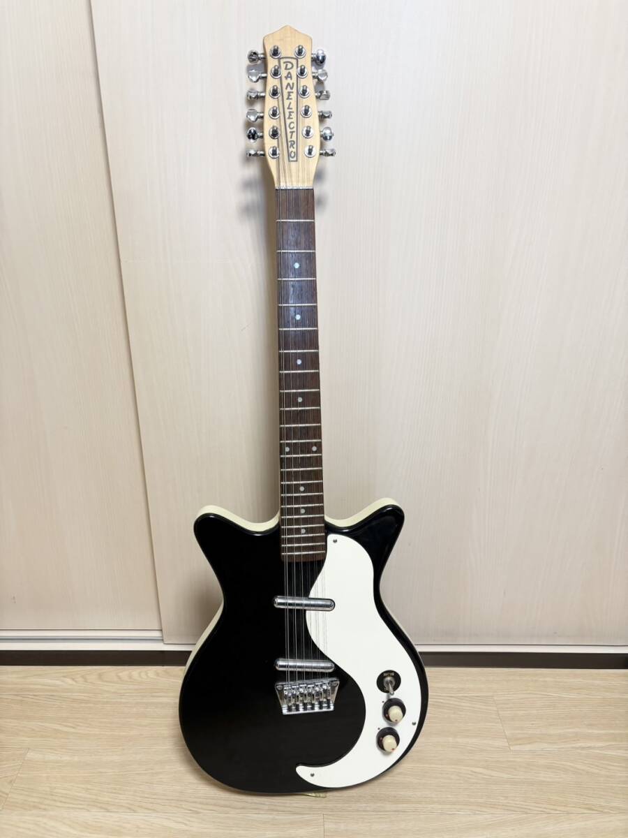 希少品】Danelectro 12string (BLK) ダンエレクトロ 12弦 希少品】Danelectro 12string (BLK) ダンエレクトロ 12弦