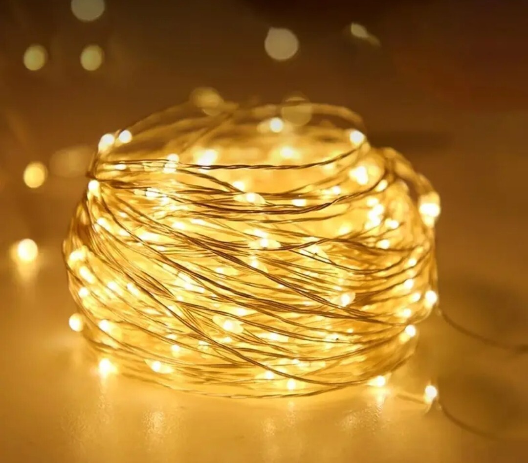 1284【新品未使用】5m LEDフェアリーストリングライト イルミネーション ストリングライト クリスマス パーティー USB デコレーション