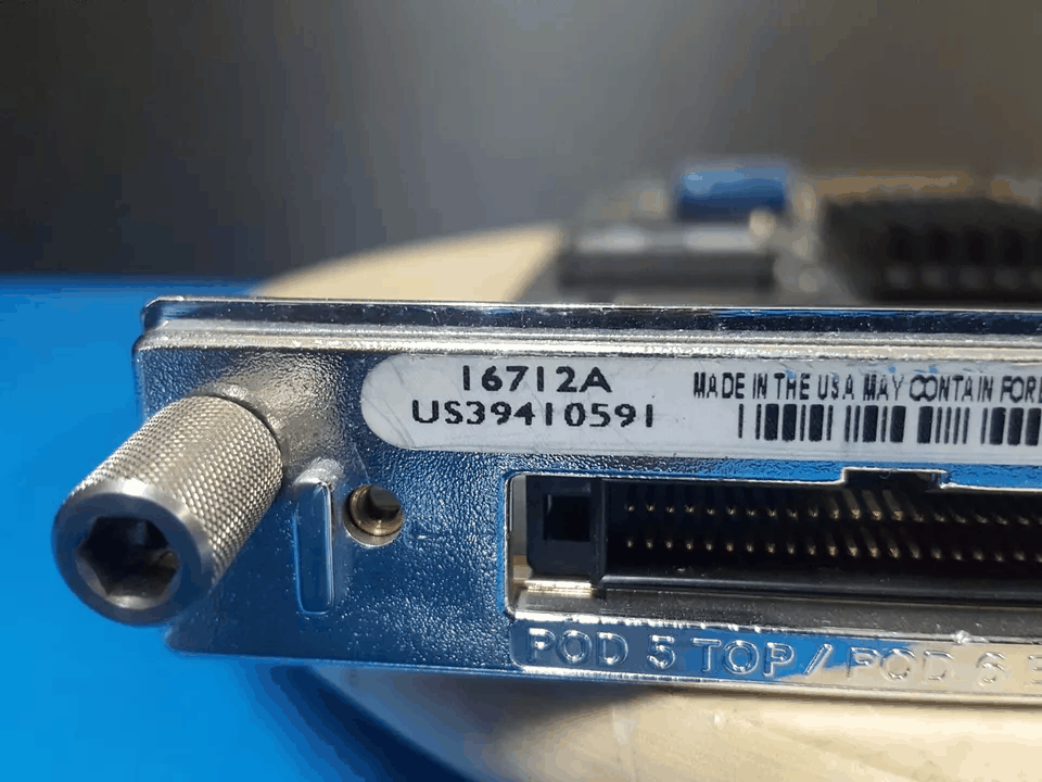 「NBC」Agilent 16712A 100MHz State/ 500MHz Timing Zoom, Analyzer Module (0591)