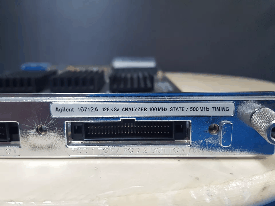 「NBC」Agilent 16712A 100MHz State/ 500MHz Timing Zoom, Analyzer Module (0591)