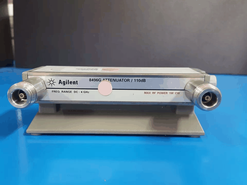 「NBC」Agilent 8496G プログラマブル・ステップ・アッテネータ Programmable Step Attenuator 4 GHz 110dB Opt. 001 (4348)