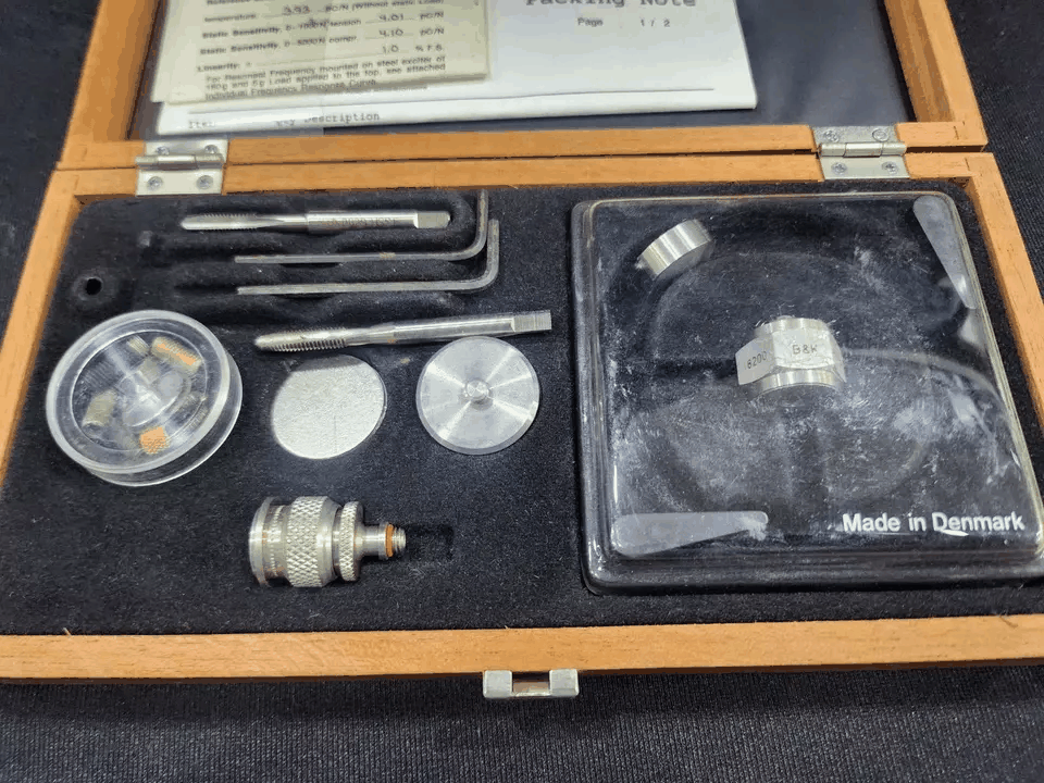 [NBC]「テスト未実施」B&K Type 8200 変換器 Force transducer (5305)