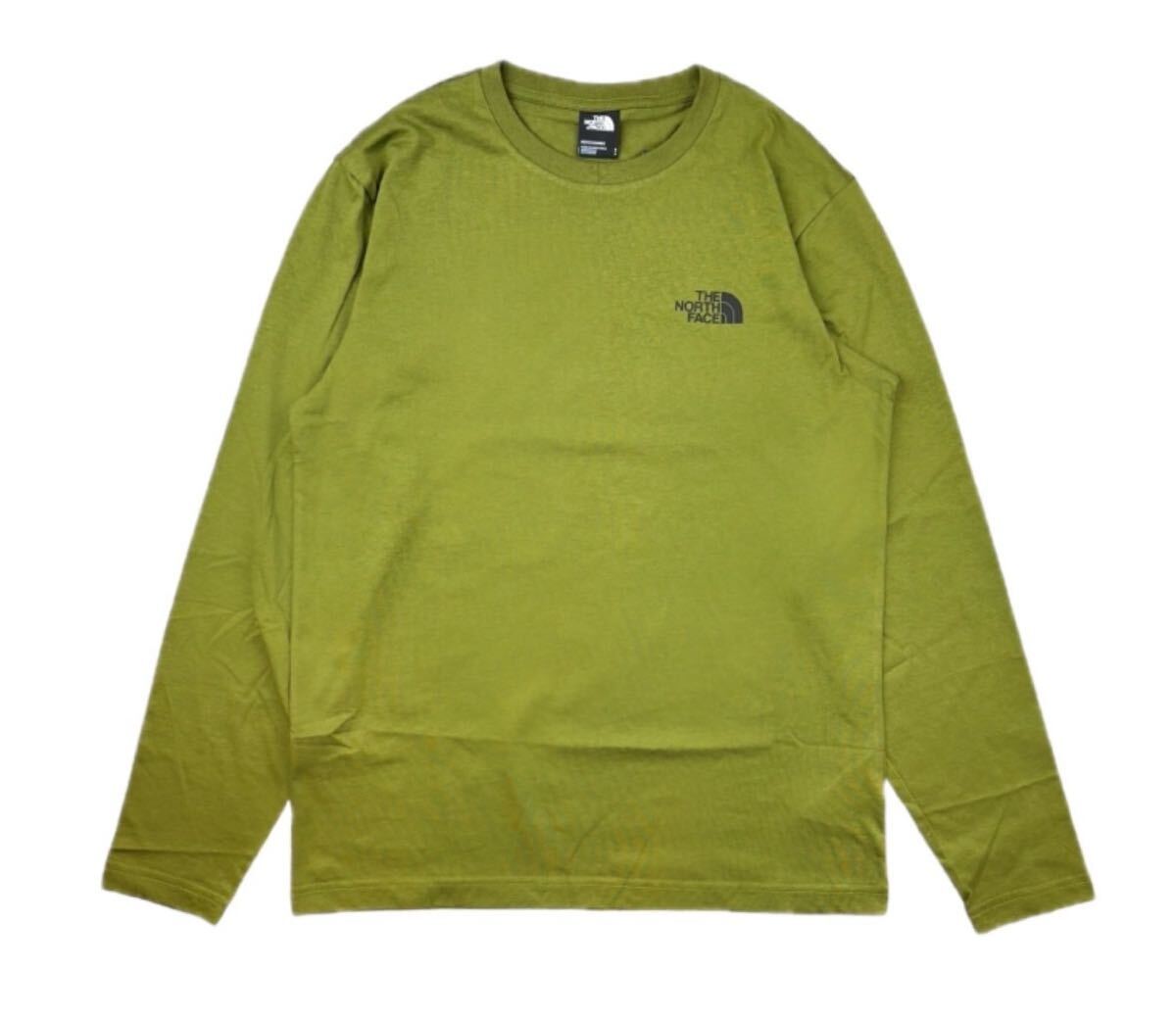 ザ ノースフェイス ロンT 長袖Tシャツ NF0A87QN オリーブ Lサイズ コットン素材 ユニセックス THE NORTH FACE M L/S SIMPLE DOME TEE 新品