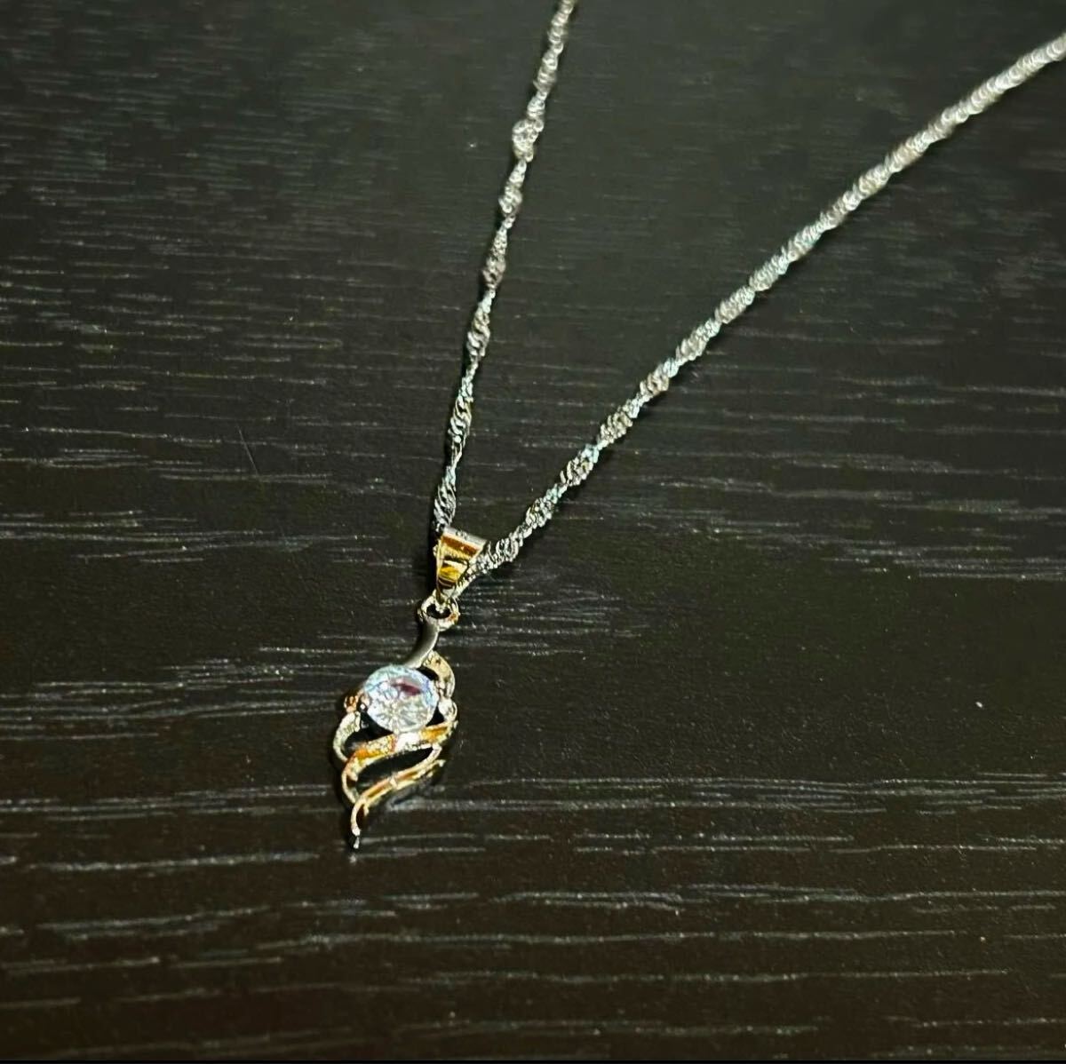 レディースネックレス　zirconia シルバー925