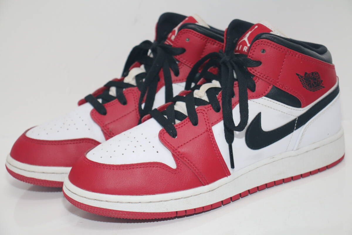 ナイキ　エアジョーダン1 MID◆24.5cm◆美品◆2020年製◆NIKE◆AIR JORDAN1◆スニーカー◆中古品◆USA購入