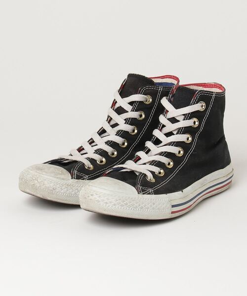 「CONVERSE」 ハイカットスニーカー 24cm ブラック レディース