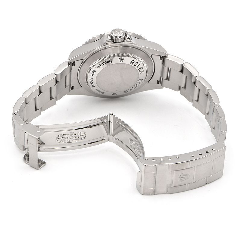 [3年保証] ロレックス メンズ シードゥエラー 16600 D番 箱保付き ダイバーズウォッチ カレンダー ブラック 自動巻き 腕時計 中古 送料無料