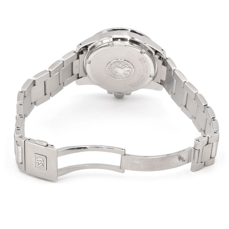 グランドセイコー メンズ SBGE213 ヘリテージコレクション 9R66-0AE0 GMT カレンダー ブラック スプリングドライブ 腕時計 中古 送料無料_画像3