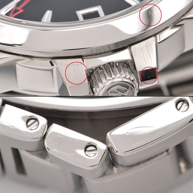 グランドセイコー メンズ SBGE213 ヘリテージコレクション 9R66-0AE0 GMT カレンダー ブラック スプリングドライブ 腕時計 中古 送料無料_画像9