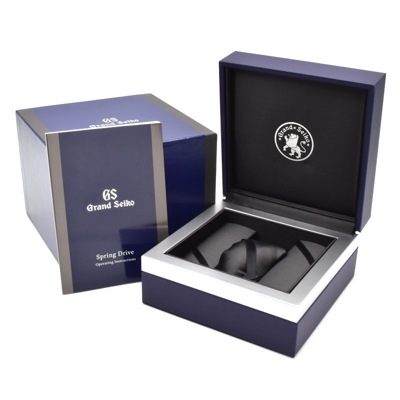 グランドセイコー メンズ SBGE213 ヘリテージコレクション 9R66-0AE0 GMT カレンダー ブラック スプリングドライブ 腕時計 中古 送料無料_画像10
