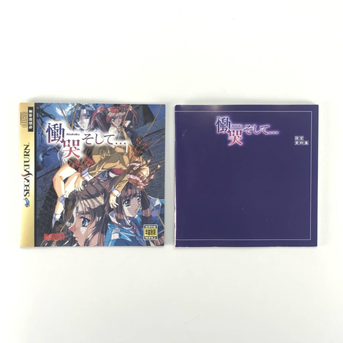 ☆中古品☆ データイースト ゲームソフト セガサターンソフト 慟哭そして... ファイナルエディション レトロソフト 起動確認(rèn)済み 現(xiàn)狀品