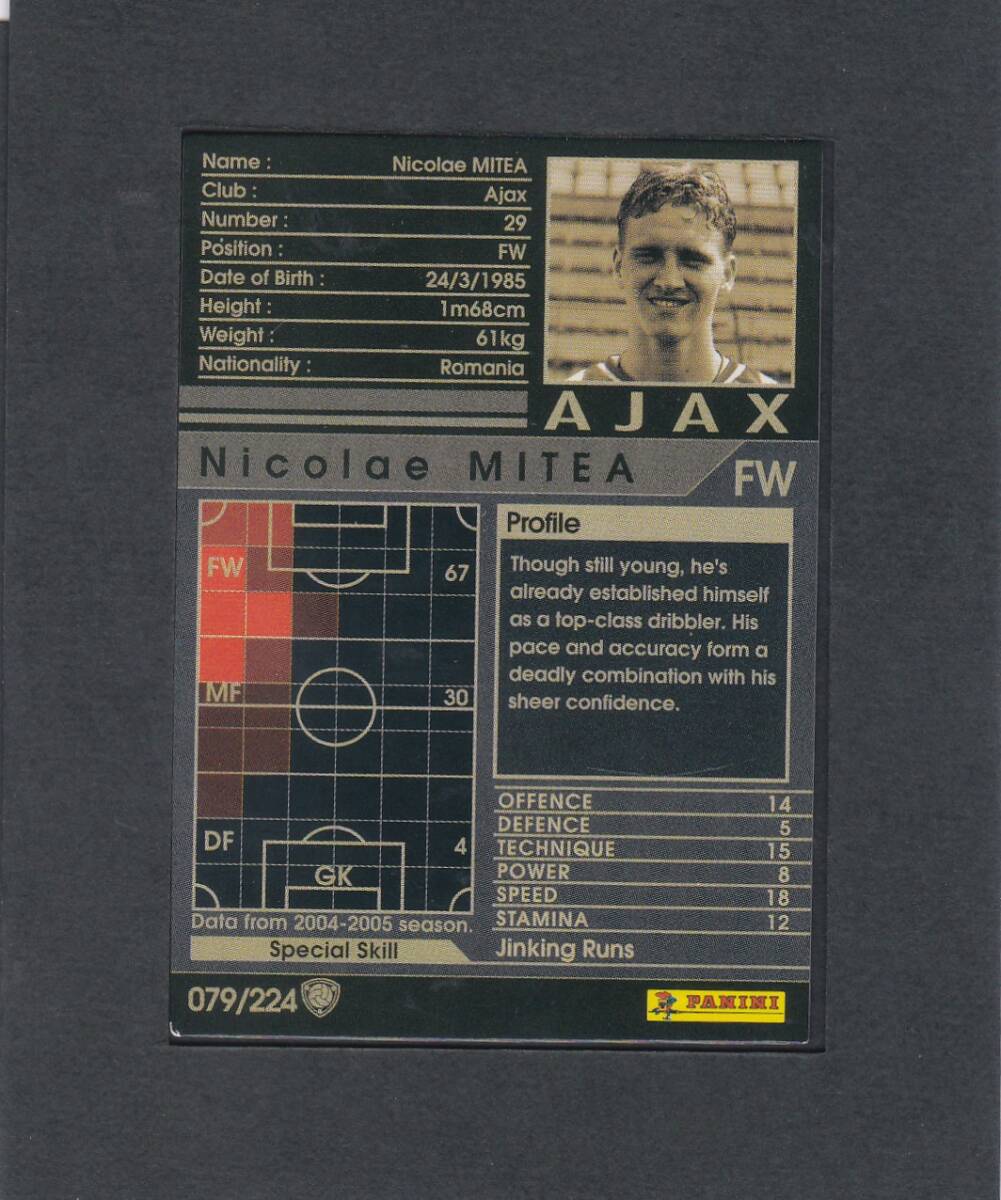 【英語(yǔ)版】 2004-05 WCCF #079 ニコラエ ミテア アヤックス .