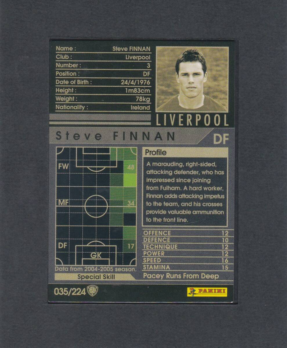 【英語版】 2004-05 WCCF #035 スティーブ フィナン リバプール