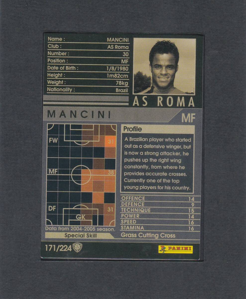 【英語版】 2004-05 WCCF #171 マンシーニ ＡＳローマ .