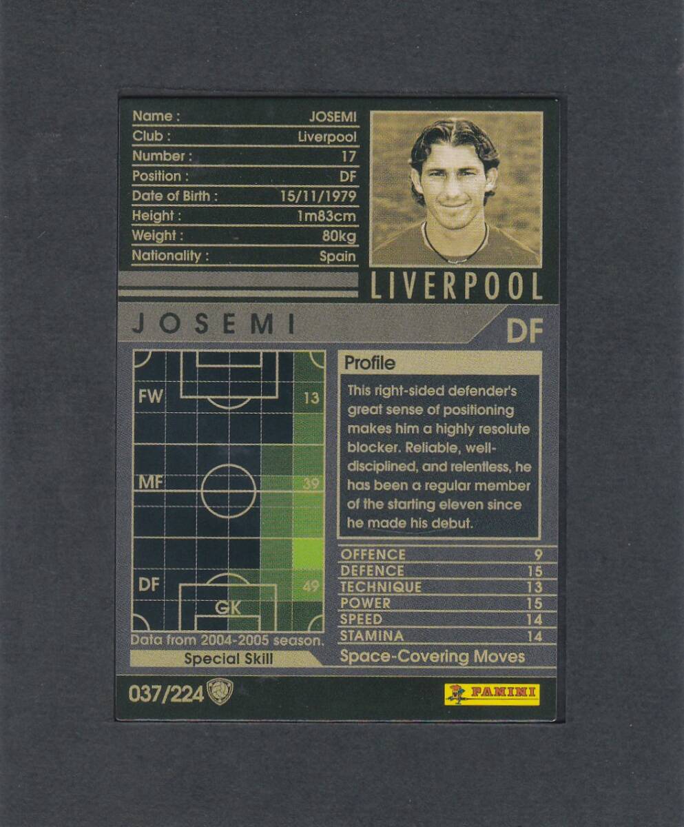 【英語版】 2004-05 WCCF #037 ホセミ リバプール