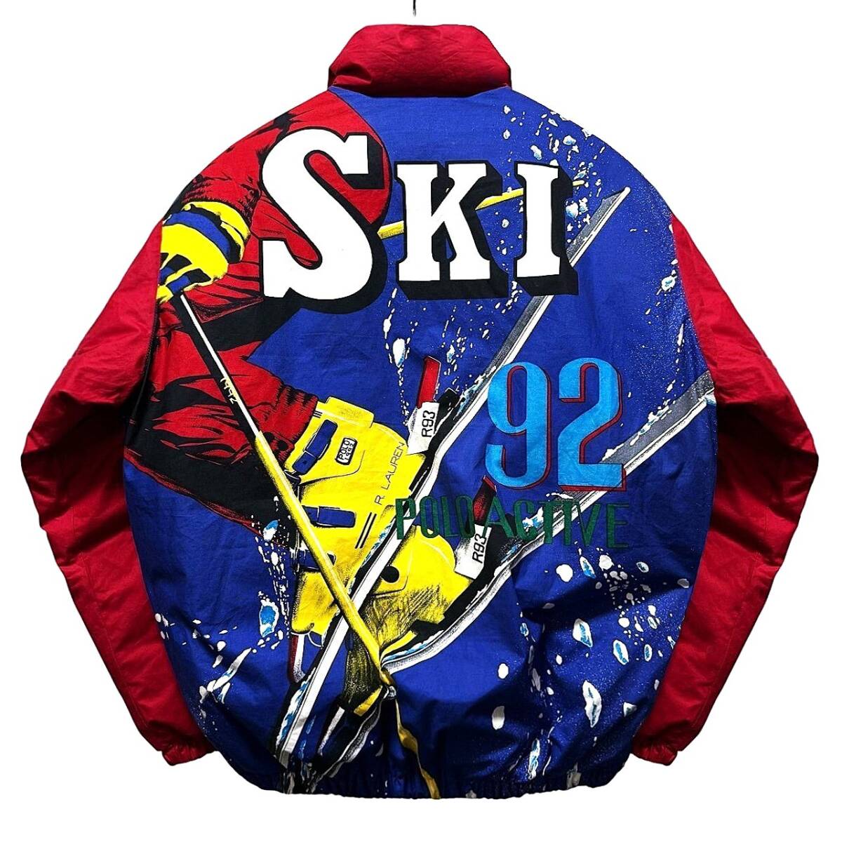ステネス スキー ダウンジャケット 超希少 幻級 傑作 90s デッドストック ラルフローレン 92 93 SKI