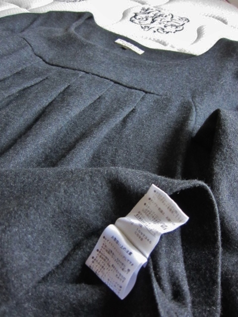 美品 PROPORTION BODY DRESSING チュニック ワンピース LL相当 綺麗め ブランド ウール チュニック 大きいサイズ Brand トップス WOOL レア_画像7