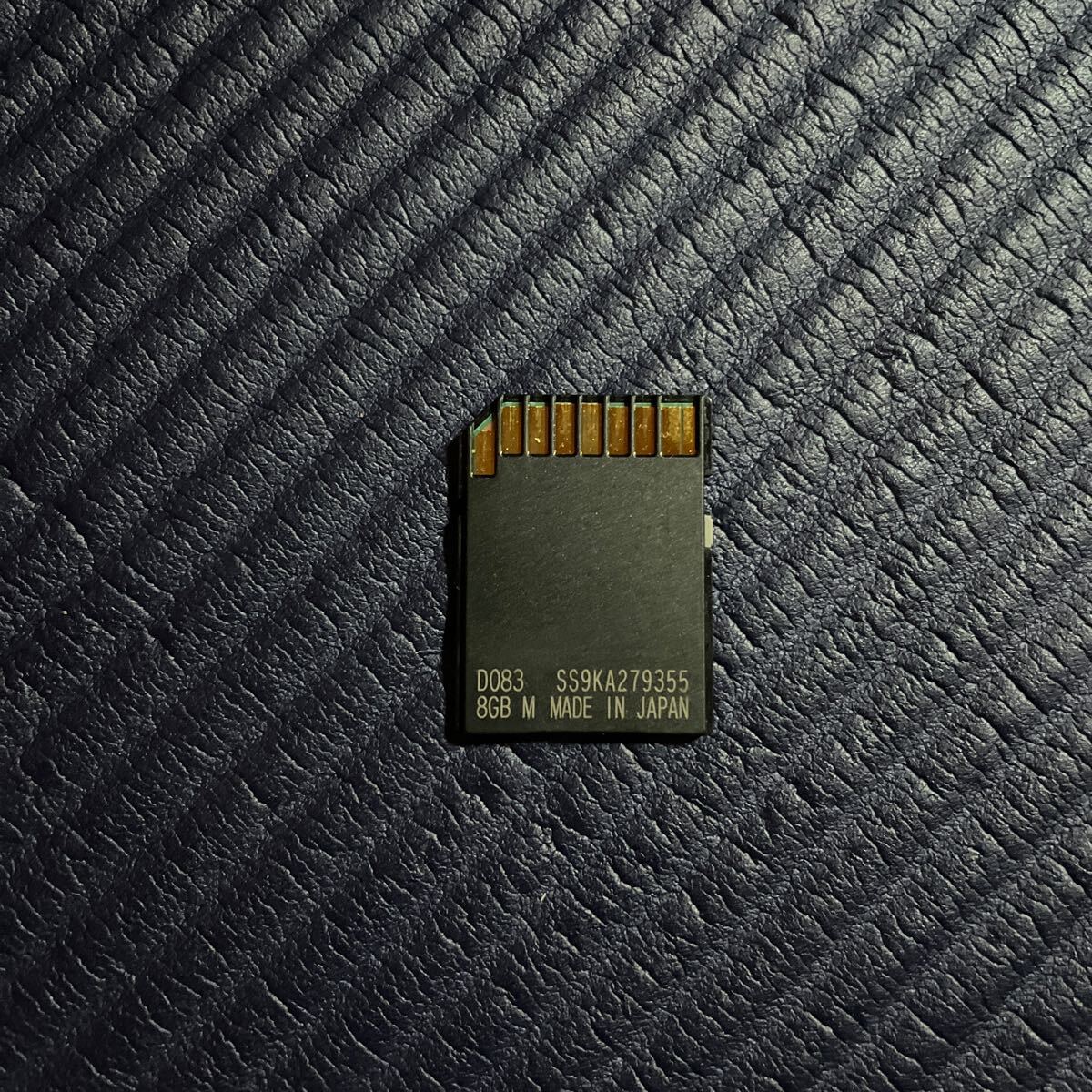トヨタ 2009年度秋版 地図データ　8GB SDカード