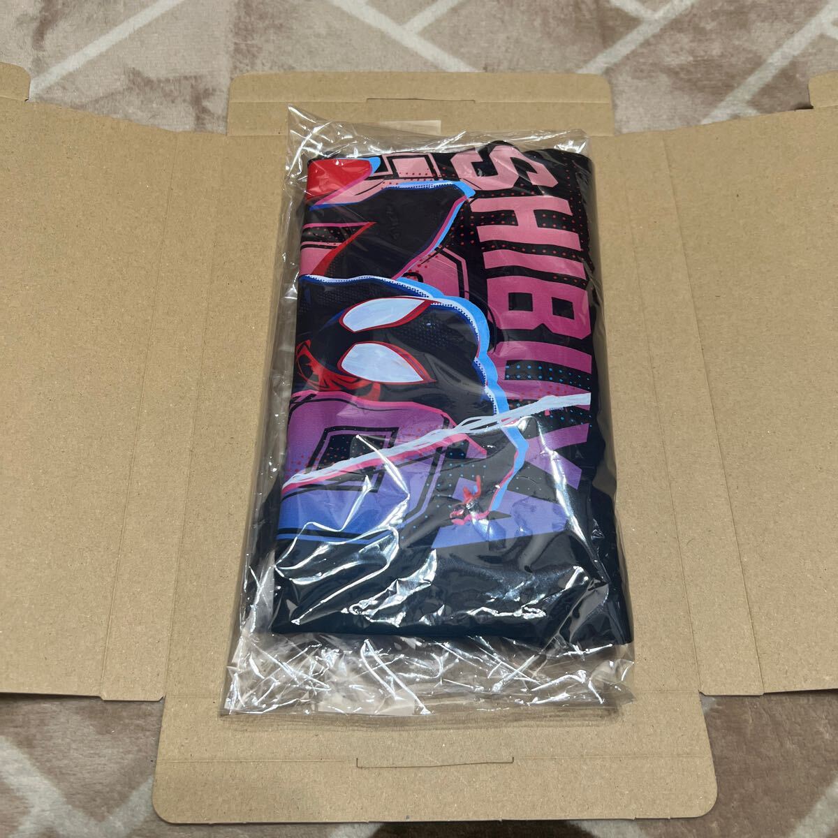 未開封　Tシャツ　Ｌサイズ　スパイダーマン　アクロス・ザ・スパイダーバース　Amazon プライムビデオ　限定　マイルスモラレス　marvel_画像4