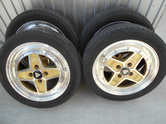 送料無理ではありません エンケイ APACHE2 アパッチ2 165/55R15 Bluearth GT AE51 中古 軽自動車 ワゴンR スペーシア 軽トラNボックス 舊車