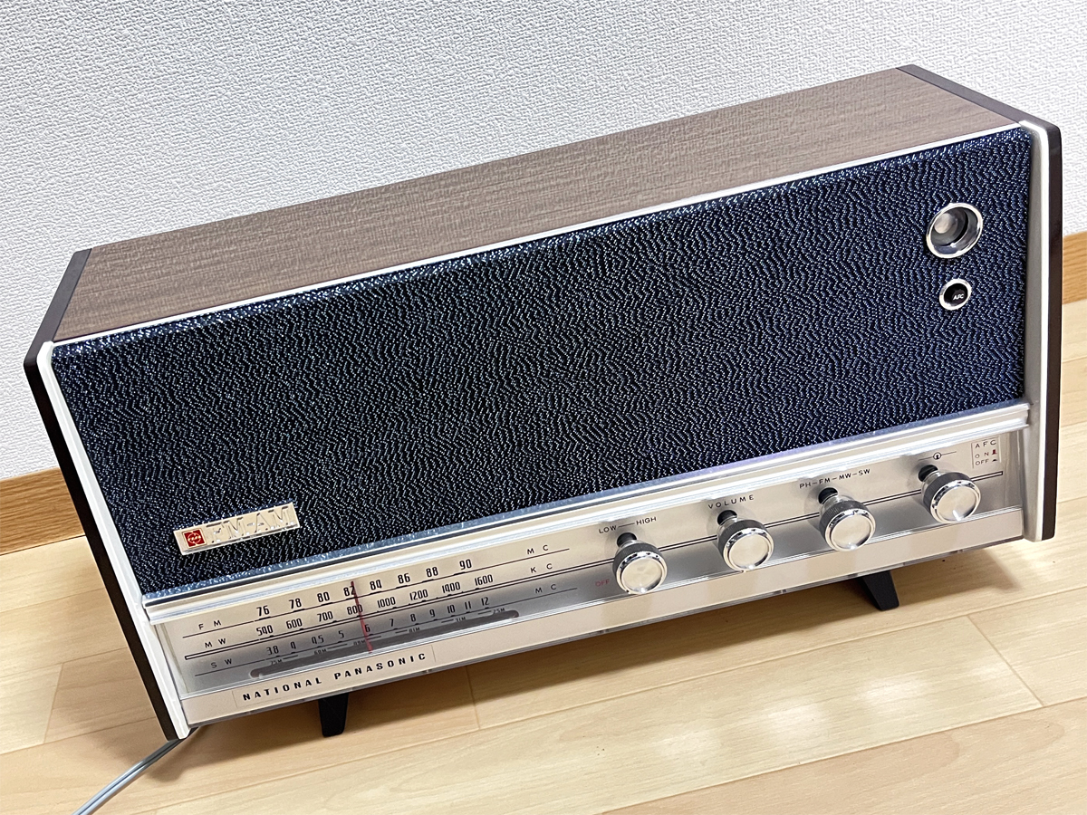 ☆美品☆ NATIONAL PANASONIC RE-860 真空管 ラジオ FM-AM 3 ☆美品☆ NATIONAL PANASONIC RE-860 真空管 ラジオ FM-AM 3