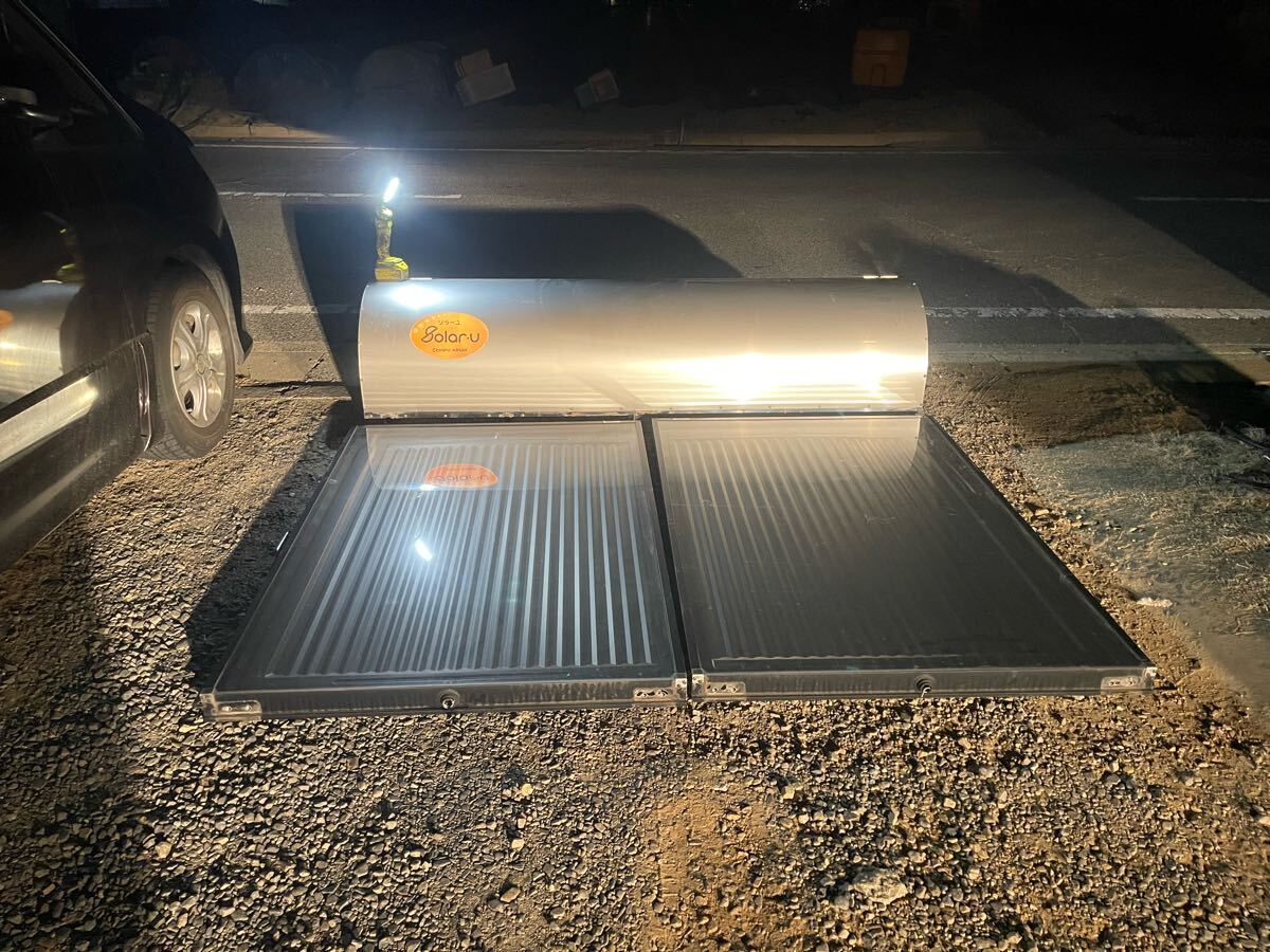 中古2019年製造一般普及型200L3㎡太陽熱温水器・長府工産SH 中古2019年製造一般普及型200L3㎡太陽熱温水器・長府工産SH