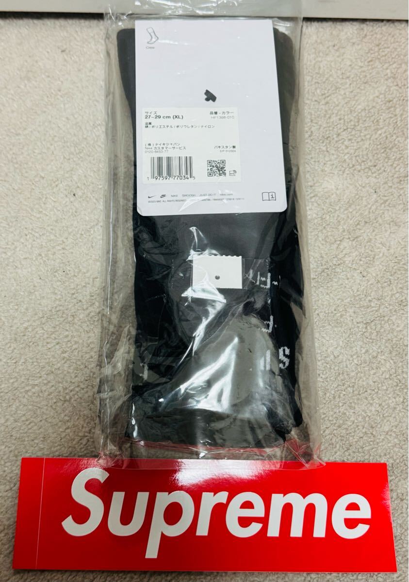 SUPREME JORDAN CREW SOCKS BLACK + WHITE Medium (BOTH 2 PACKS) *IN HAND* |  eBay