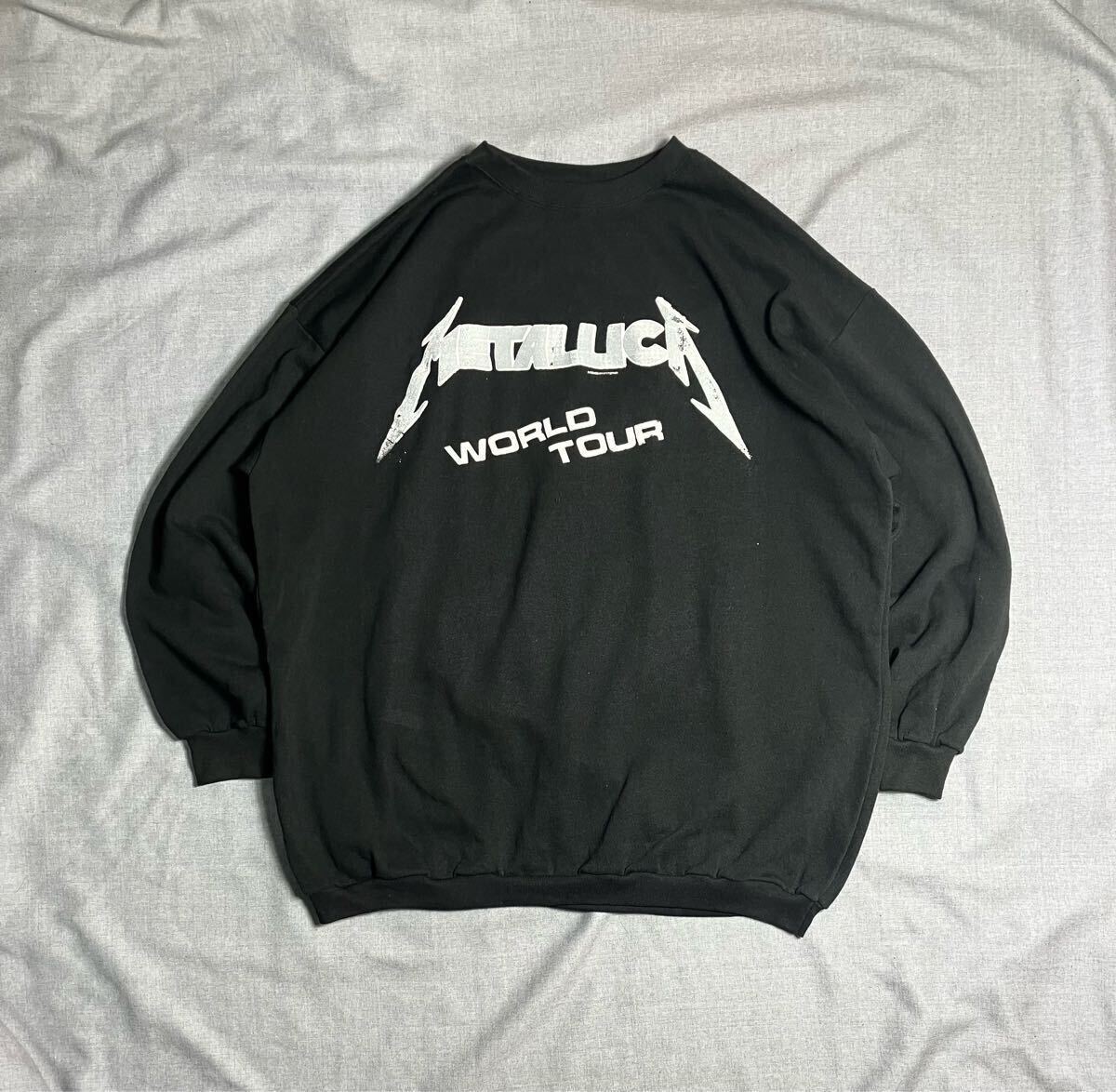 レア 80s 90s USA製 メタリカ ツアー スウェット ビンテージ XL レア 80s 90s USA製 メタリカ ツアー スウェット ビンテージ XL
