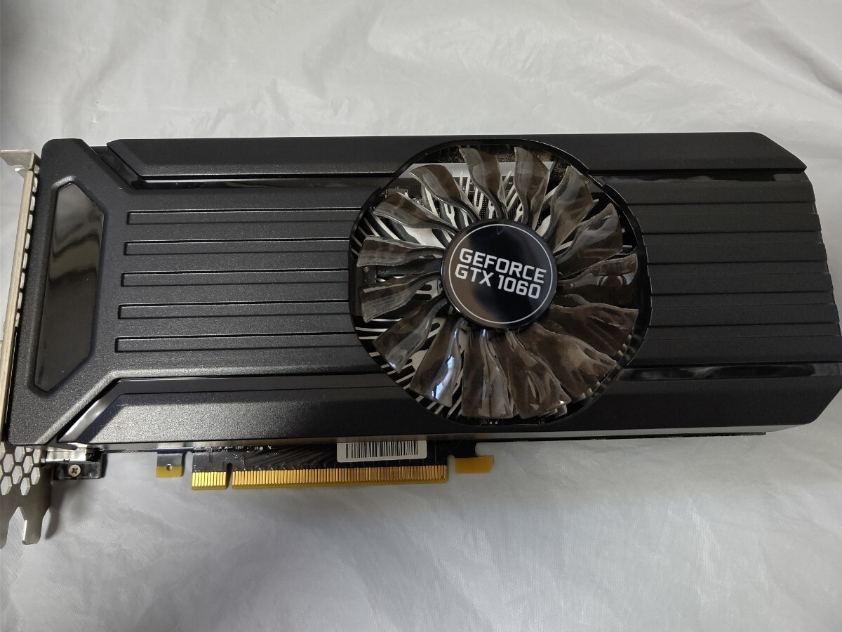 Palit NE51060015F9-1061F GeForce GTX 1060 StormX 3GB- ブラック (GDDR5, PCI Express 3.0, 1506 MHz/1708 MHz/8000 MHz) -260