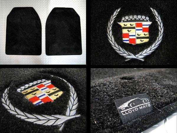  новый товар 80~92 Cadillac brougham пол матовый черный / эмблема серебряный De Ville LLOYD Lloyd 