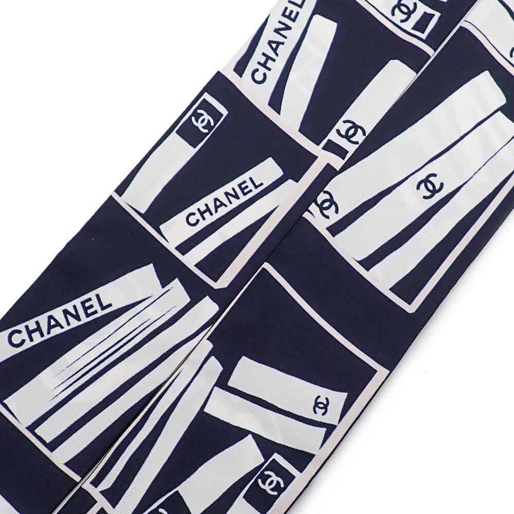 未使用品 CHANEL シャネル ヘアバンド スカーフ AA8527 シルク 未使用品 CHANEL シャネル ヘアバンド スカーフ AA8527 シルク