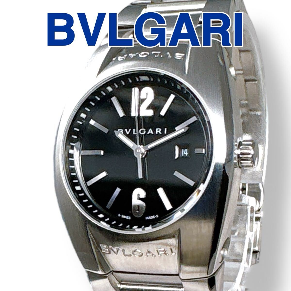 ブルガリ ブラックダイヤル エルゴンウォッチ EG30S BVLGARI Ergon EG30S レディース時計