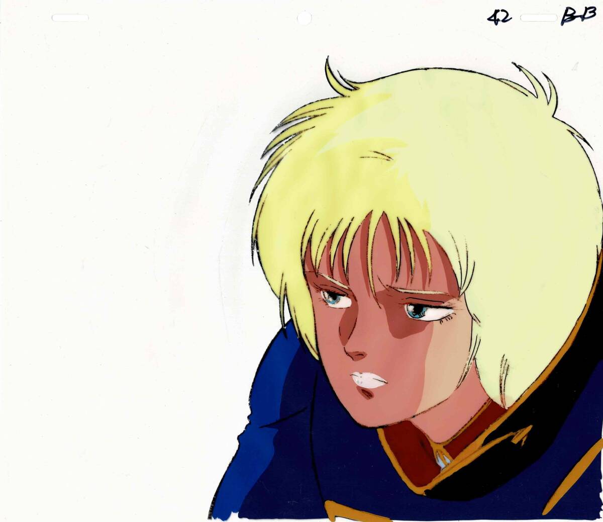 機動戦士ガンダムΖΖ エマリー・オンス セル画 背景画 富野由悠季 機動戦士ガンダムΖΖ エマリー・オンス セル画 背景画 富野由悠季