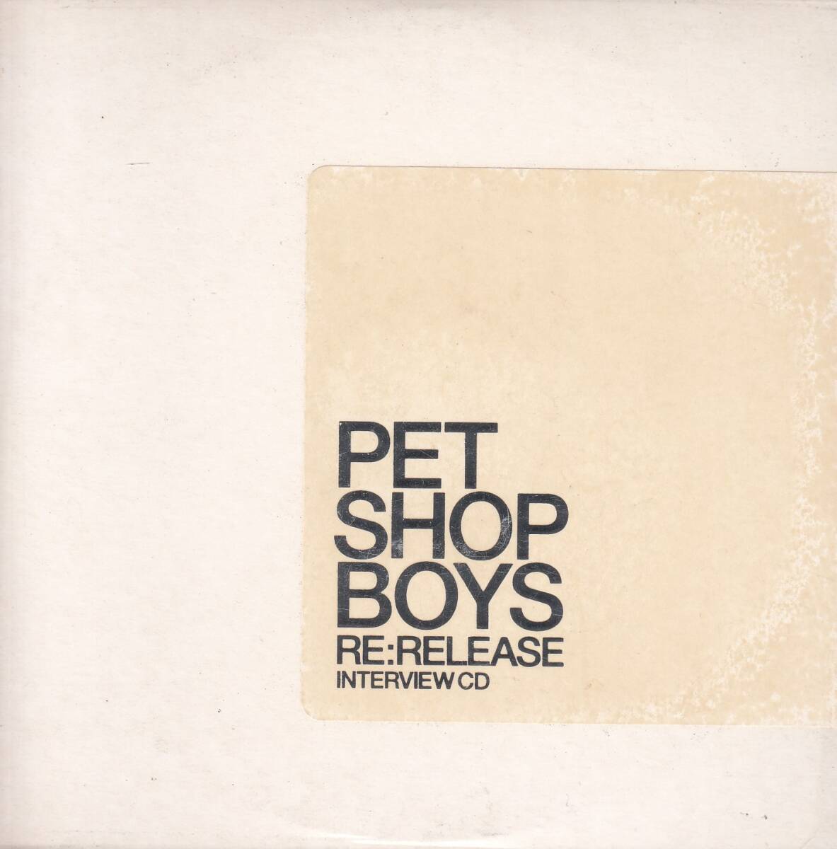 輸 ペットショップボーイズ / 非売品プロモ インタビューCD 未使用◆規(guī)格番號■RELEASE-02◆送料無料■即決●交渉有