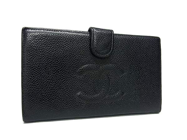 1円 CHANEL シャネル ココマーク キャビアスキン 二つ折り 長 1円 CHANEL シャネル ココマーク キャビアスキン 二つ折り 長