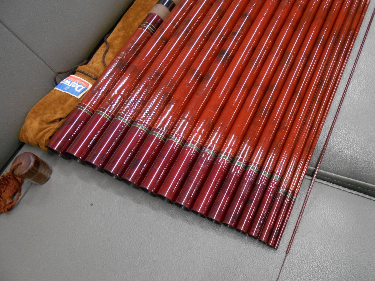 高級素材使用ブランド 8750円 中古の 硬調72 ウイスカーTHE渓流 渓流竿 ダイワ精工名竿 ダイワ