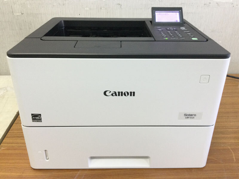 Canon LBP312i カウンター少ない！約30枚 A4両面対応キヤノンモノクロレーザープリンター★本州送料無料?保証付き★F09385