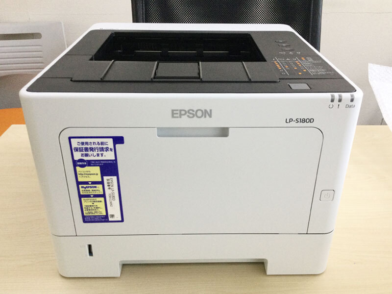 EPSON(エプソン) LP-S180D カウンター少ない約20枚！ A4モノクロページプリンター両面印刷標準対応★本州送料無料?保証付き★F09419