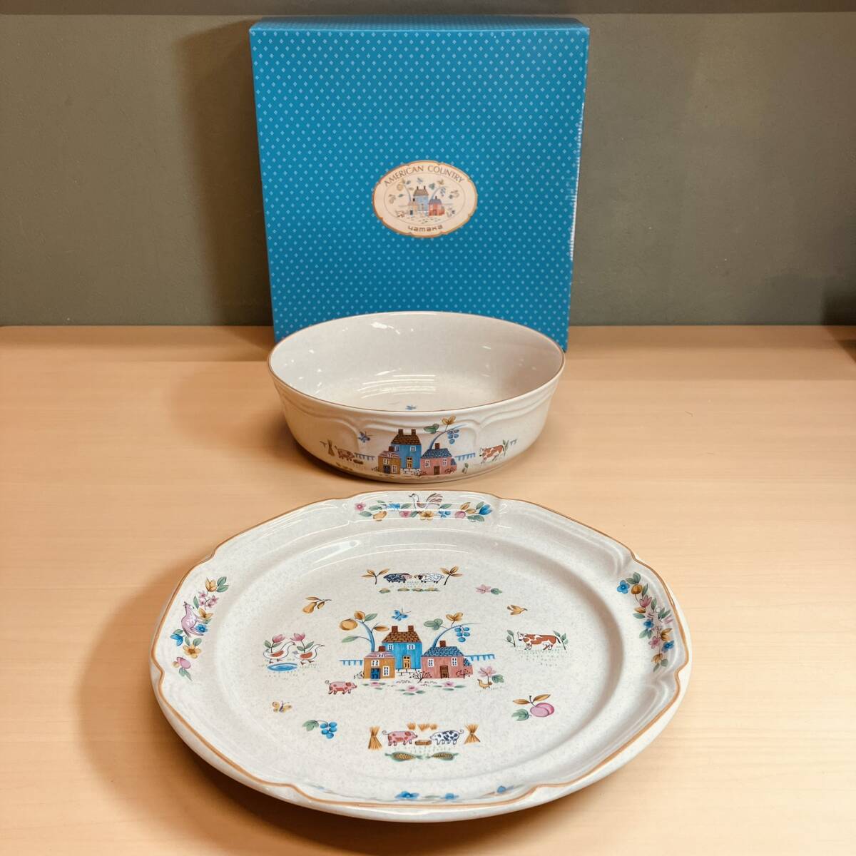 yamaka AMERICAN COUNTRY Collection 盛皿セット YS-3601_画像2