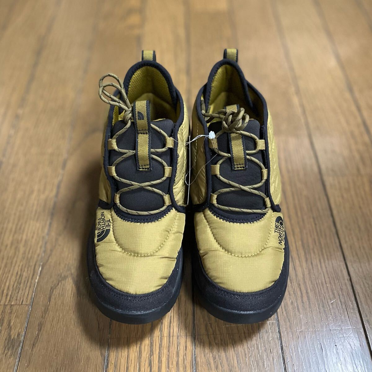 送料無料!! 新品タグ付☆THE NORTH FACE ノースフェイス ヌプシチャッカ ブーツ 22cm キャメル レインシューズ_画像2