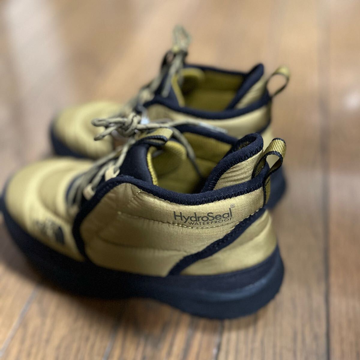 送料無料!! 新品タグ付☆THE NORTH FACE ノースフェイス ヌプシチャッカ ブーツ 22cm キャメル レインシューズ_画像6