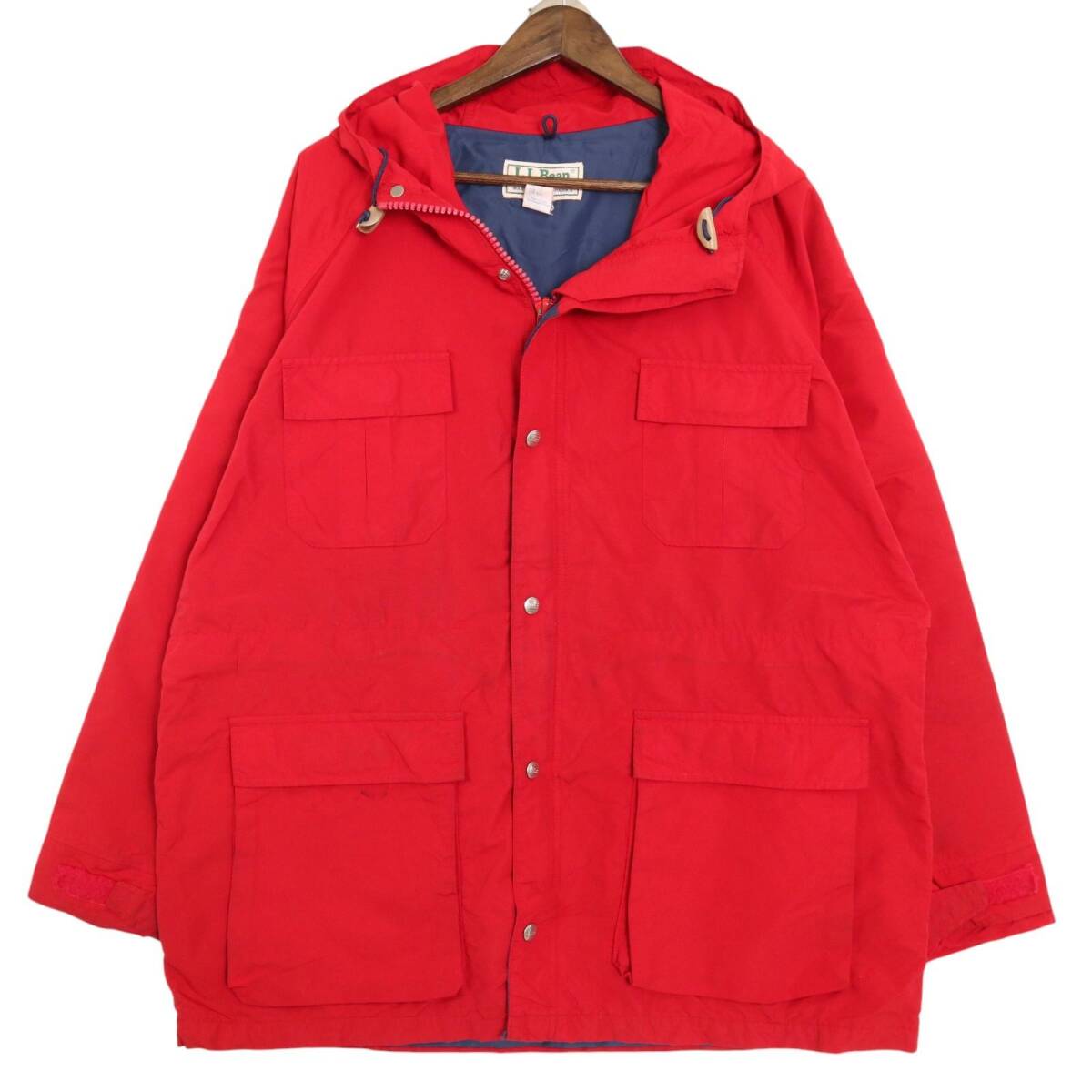 バーゲンで 80年代 A3718 古着 中古 XL) (メンズ レッド アウトドア マウンテンパーカー PARKA STATE BAXTER エルエルビーン L.L.Bean USA製 男性用
