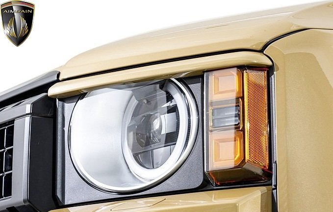 【M's】 250系 ランドクルーザー ランクル 前期 AIMGAIN MUDRON SPORT アイライン 左右 (丸目ランプ用) エイムゲイン エアロ パーツ 部品_画像2